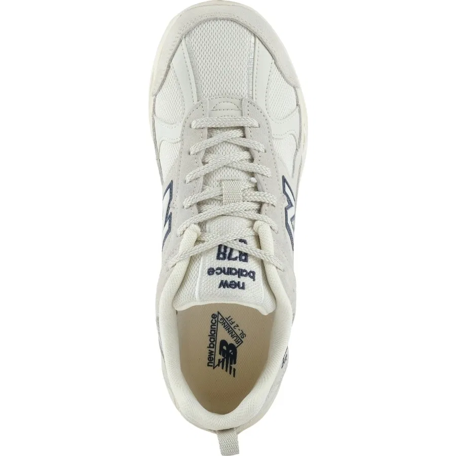 Кроссовки с замшевыми вставками New Balance 878, Белый — фото 3