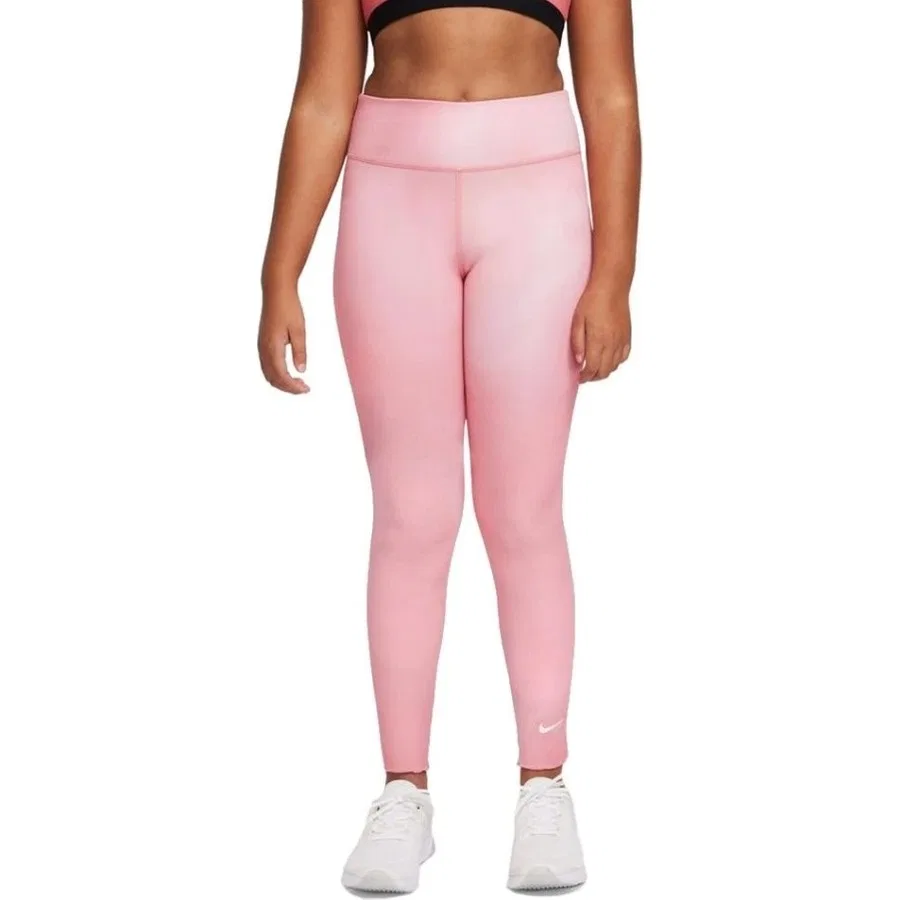 Детский спортивный леггинс Nike One Dri-FIT, Розовый — фото 3