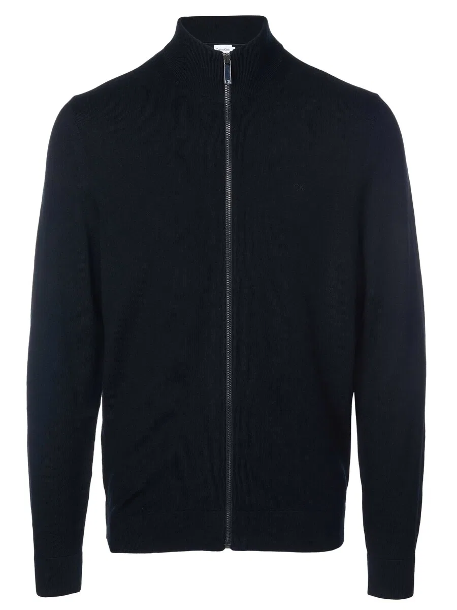 Вязаный кардиган "Calvin Klein Jacke" черного цвета — фото 2