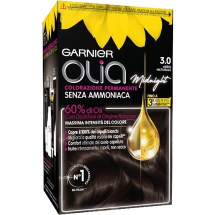 

Перманентная краска для волос Olia Nero Naturale 3.0 Черный, Garnier
