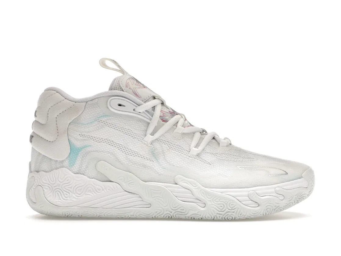 Детские кроссовки для мальчиков Puma LaMelo Ball MB.03 Iridescent, White/Dewdrop