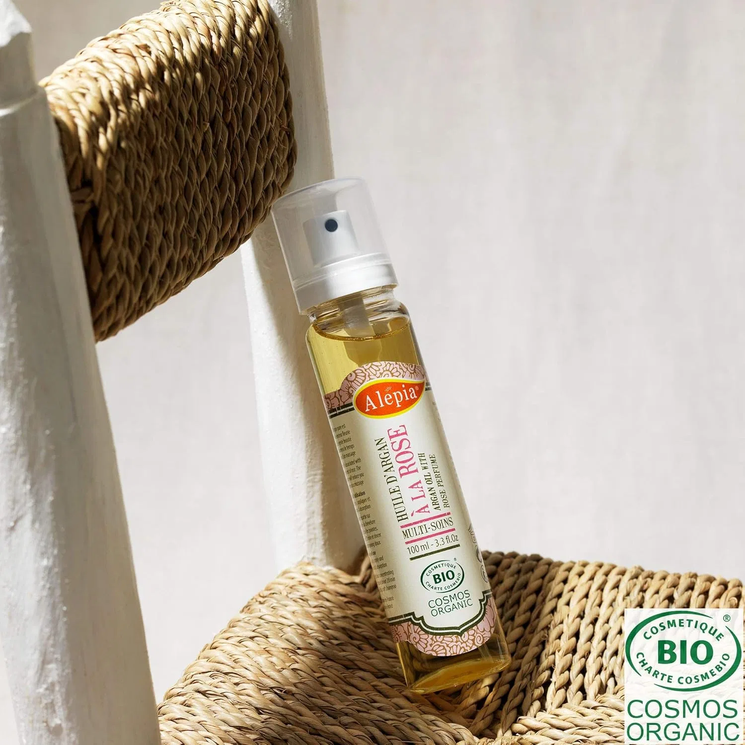 Масло для лица Organic Argan Oil with Rose, Alepia, 30 мл — фото 2