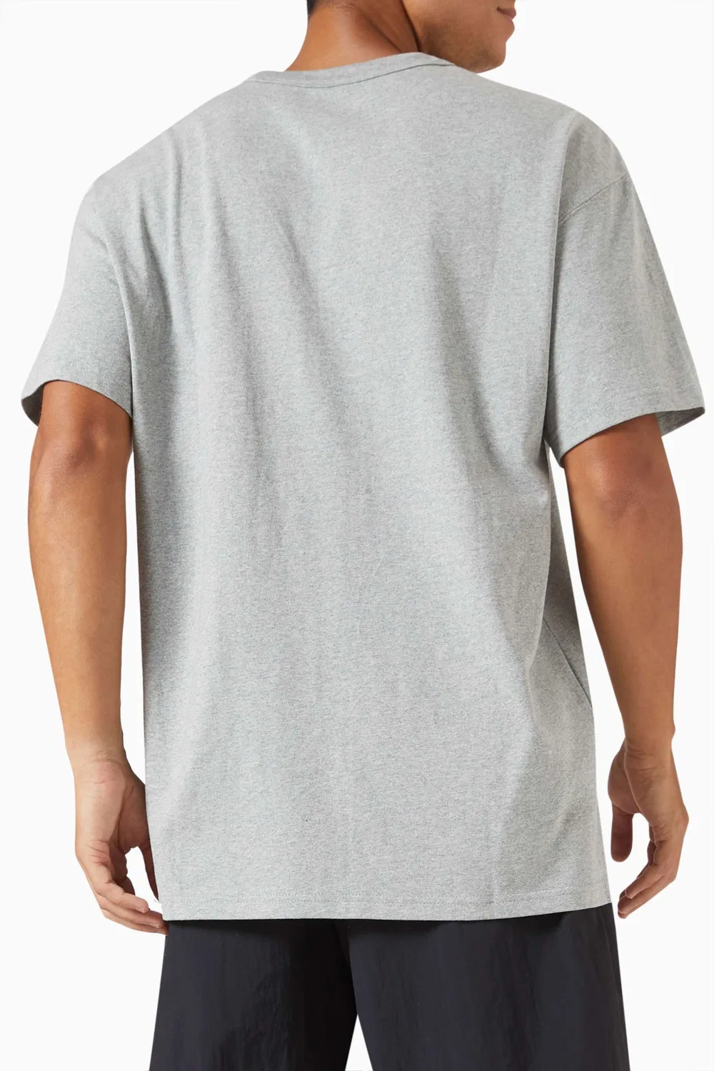 Футболка хлопковая Sportswear Premium Essentials Nike, серый — фото 3