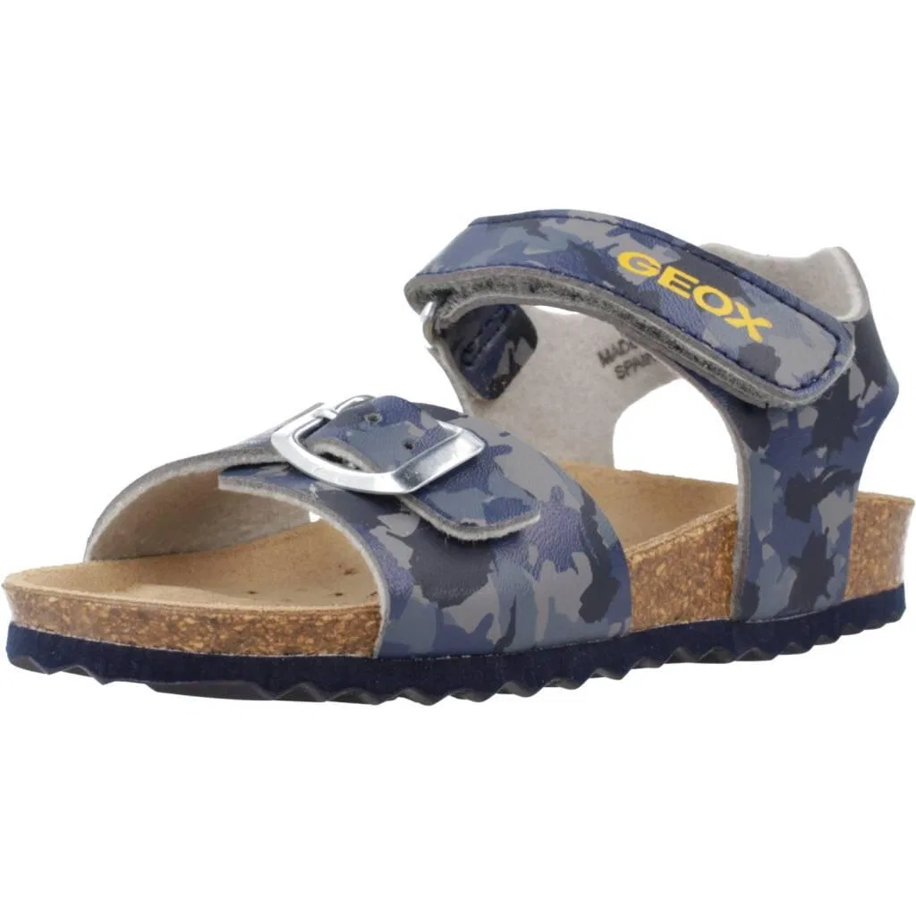 Детские сандалии для мальчиков J Ghita Boy Geox, Blau Camouflagefarben