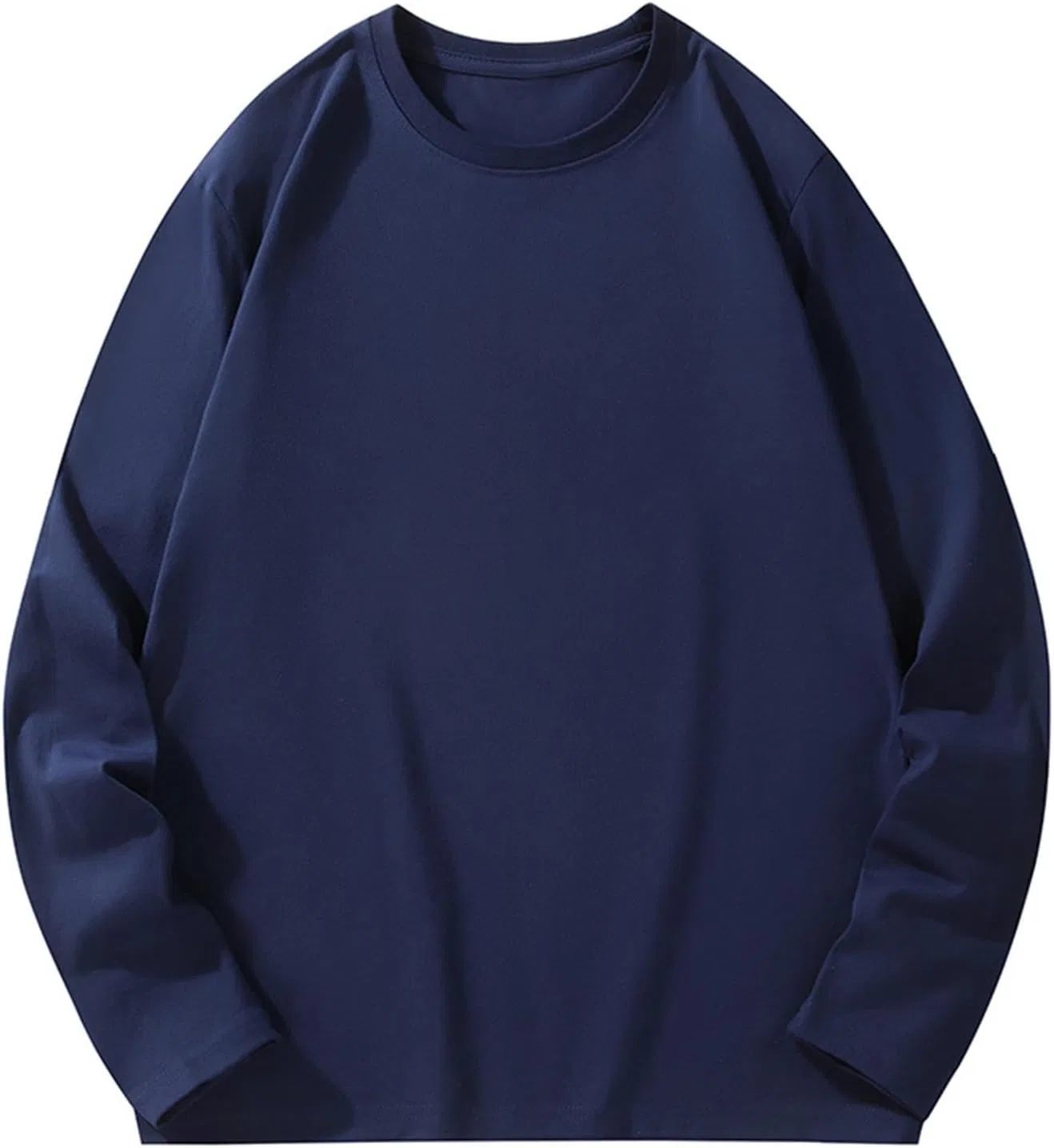 Мужская длинная футболка с круглым вырезом Cotton, Navy
