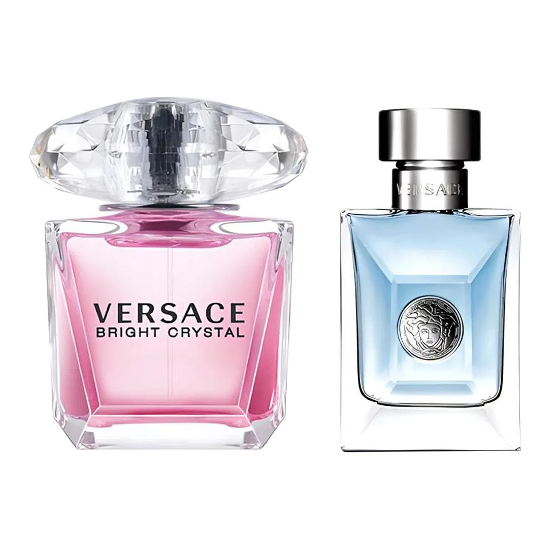 Парфюмерный набор VERSACE Pink Radiant Crystal Diamond, 30 мл+30 мл, Crystal Diamond, VERSACE, Pink