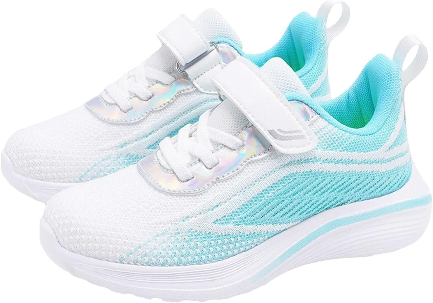 Детские кроссовки для девочек с мягкой подошвой IWIHMIV, White
