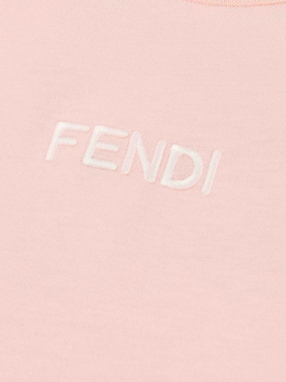 Футболка с пышными рукавами, розовая FENDI, розовый — фото 2