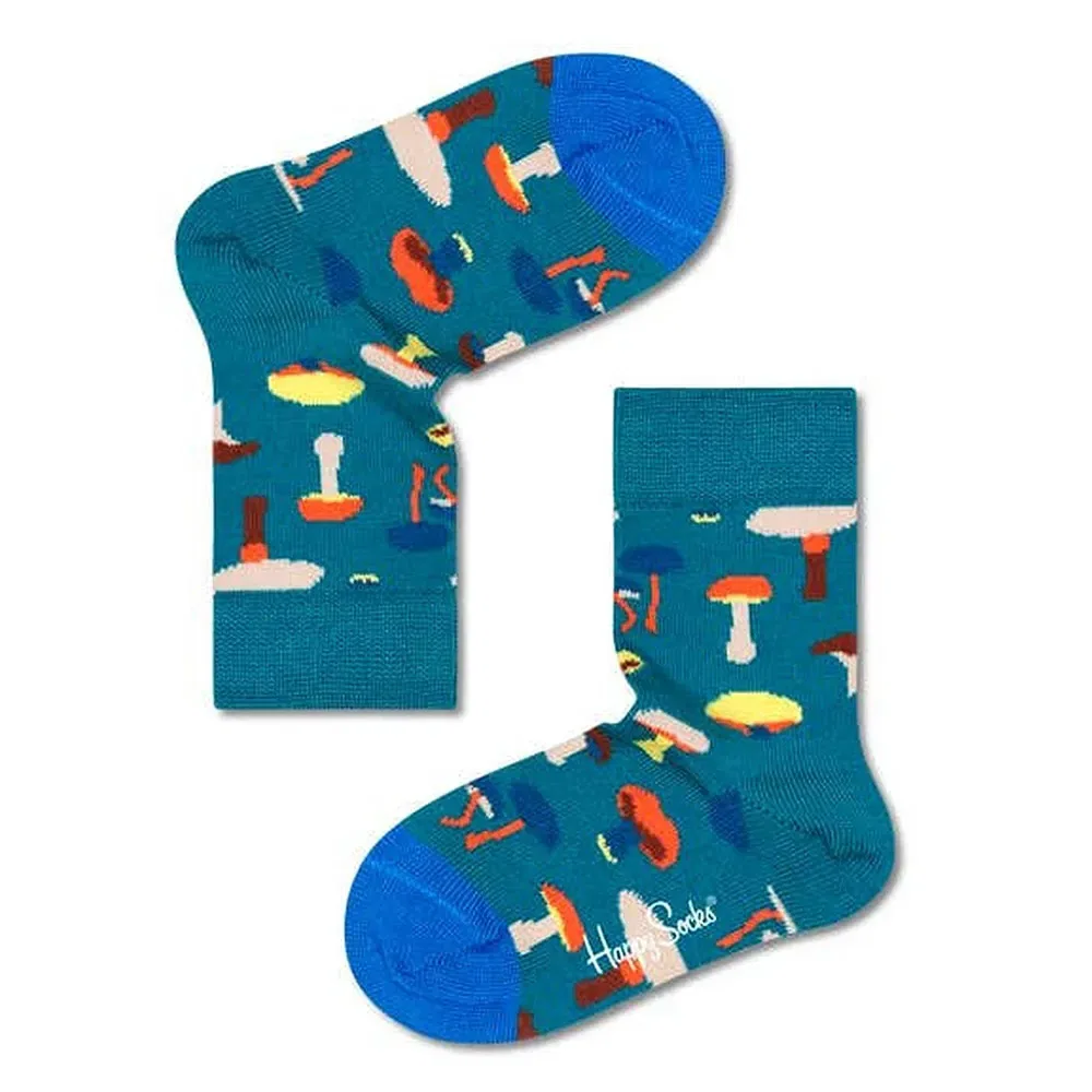 Носки Wool Mushroom Happy Socks, синий