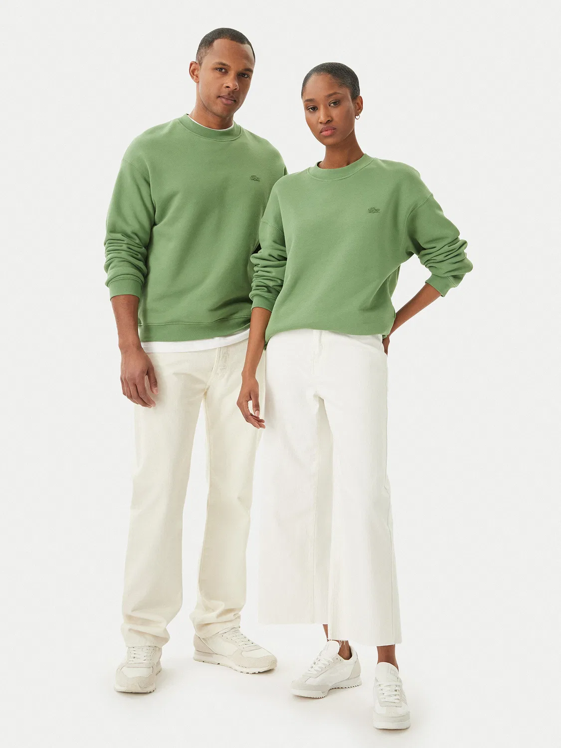 Женская толстовка стандартного кроя Lacoste, светло-зеленый — фото 2