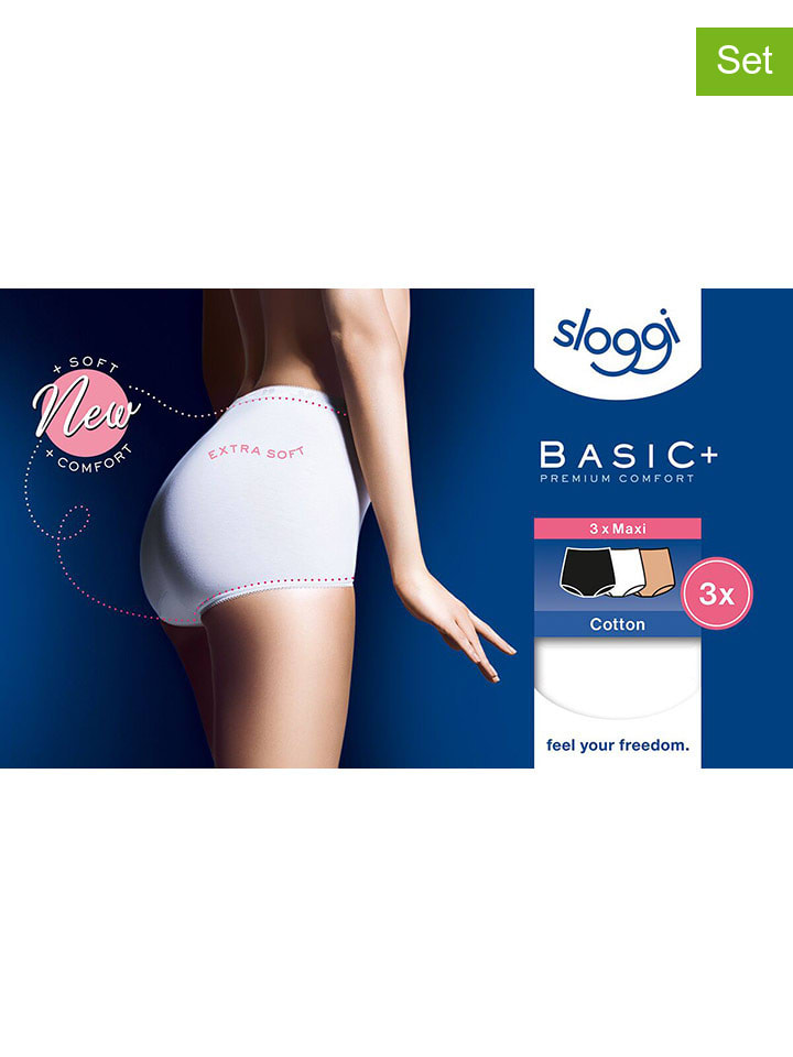 

Трусы Sloggi, цвет schwarz/weiß/beige
