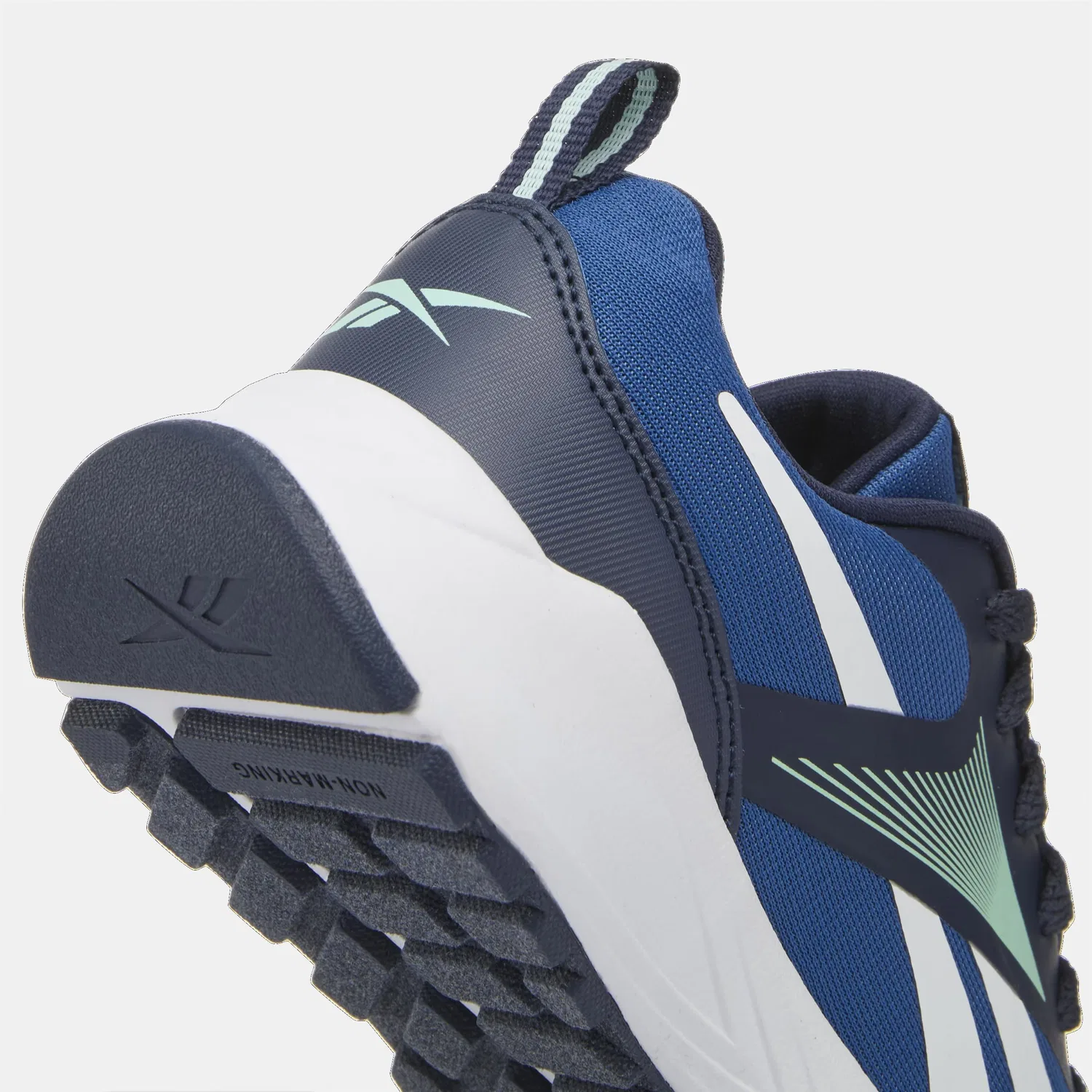 Детские кроссовки для мальчиков с принтом Energen Run Reebok, Vectornavy Twilightblue Glitchaqua — фото 2