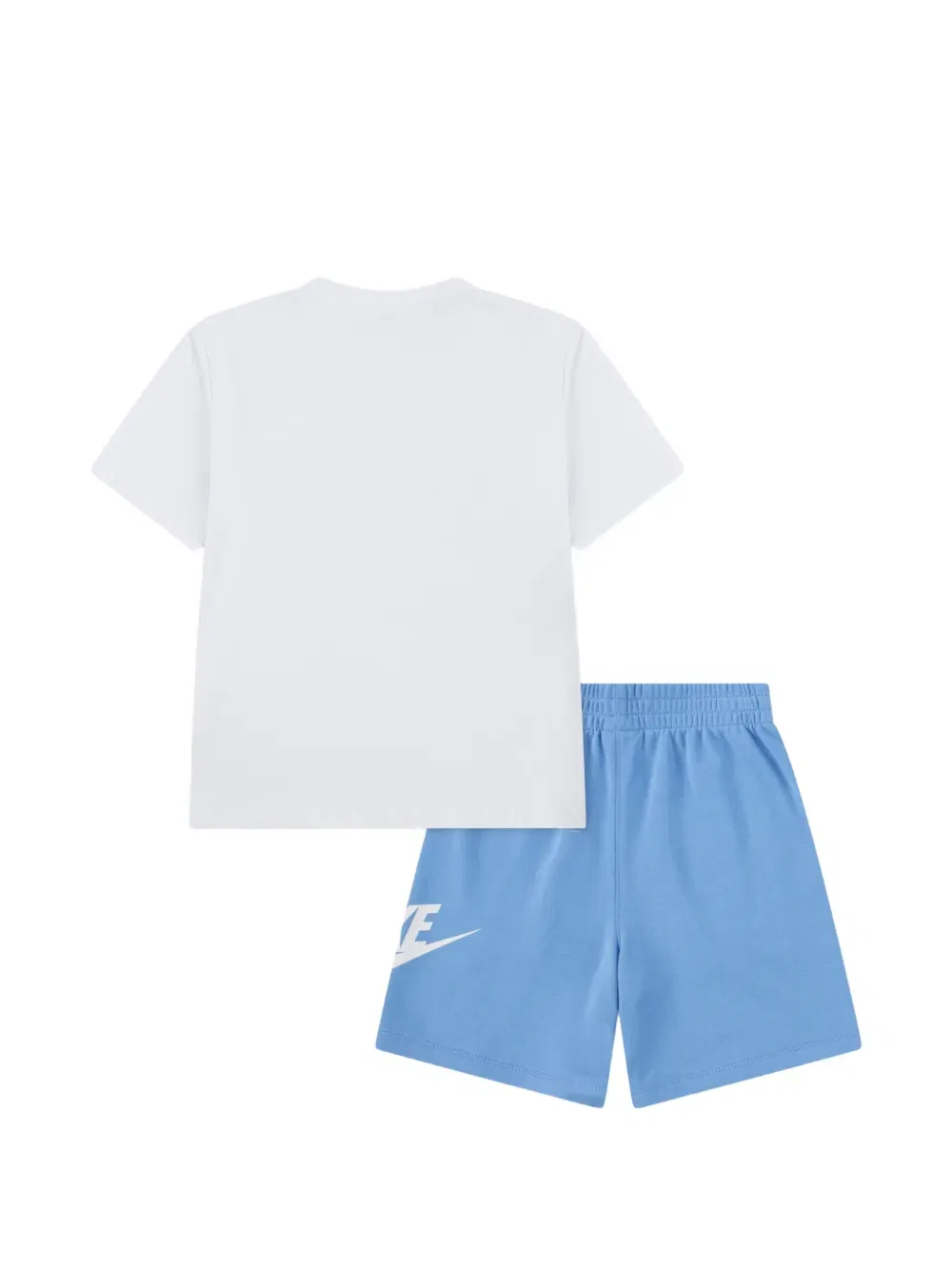 Комплект из футболки и шорт с логотипом (два предмета) Nike Kids, белый — фото 2