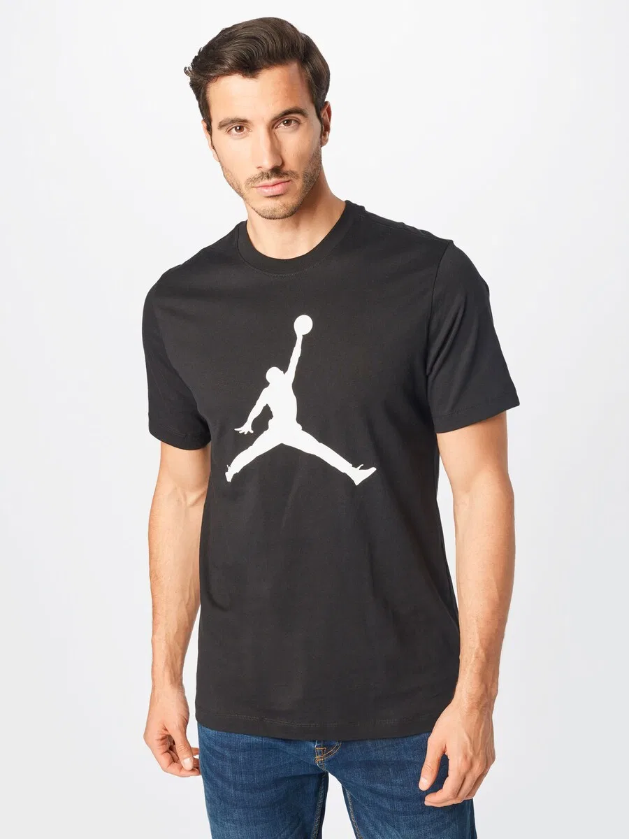 Футболка Jordan Performance черного цвета — фото 4