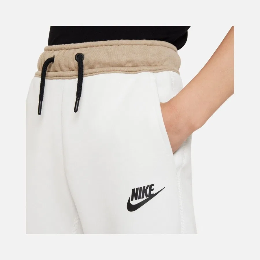 Детские спортивные штаны Tech Fleece Nike, Белый — фото 4