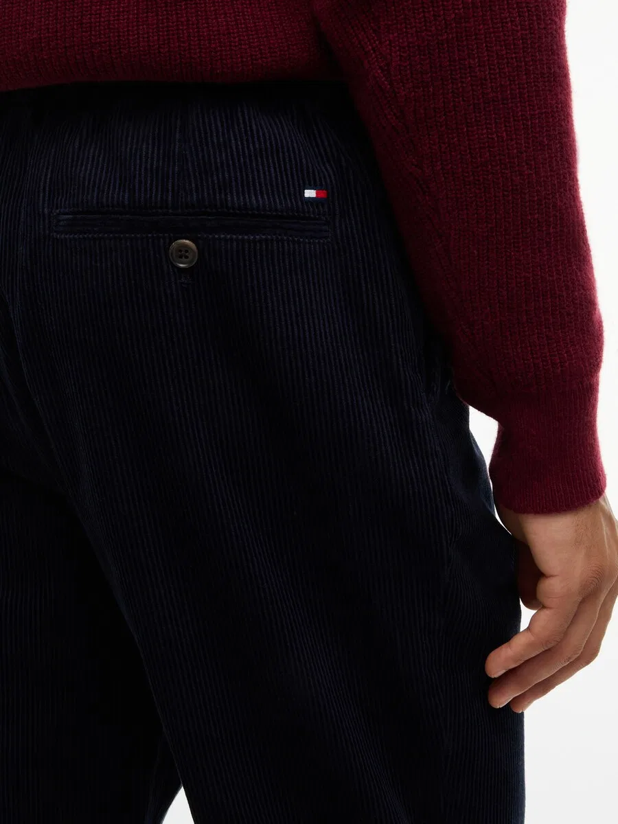 Брюки-чиносы TOMMY HILFIGER Regular 'DOVER' темно-синего цвета — фото 3