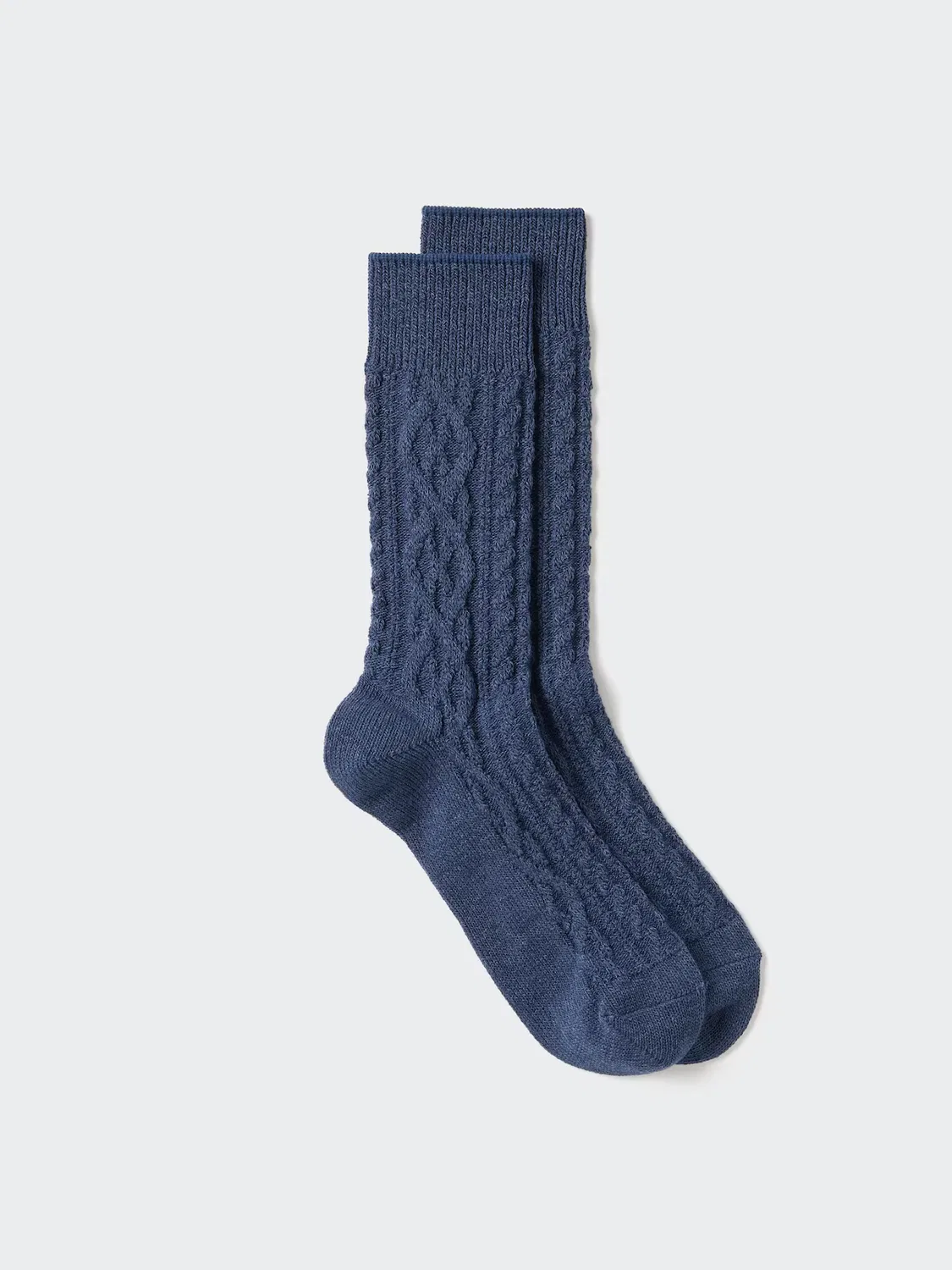 Носки Uniqlo Heattech, для повседневной носки, синий