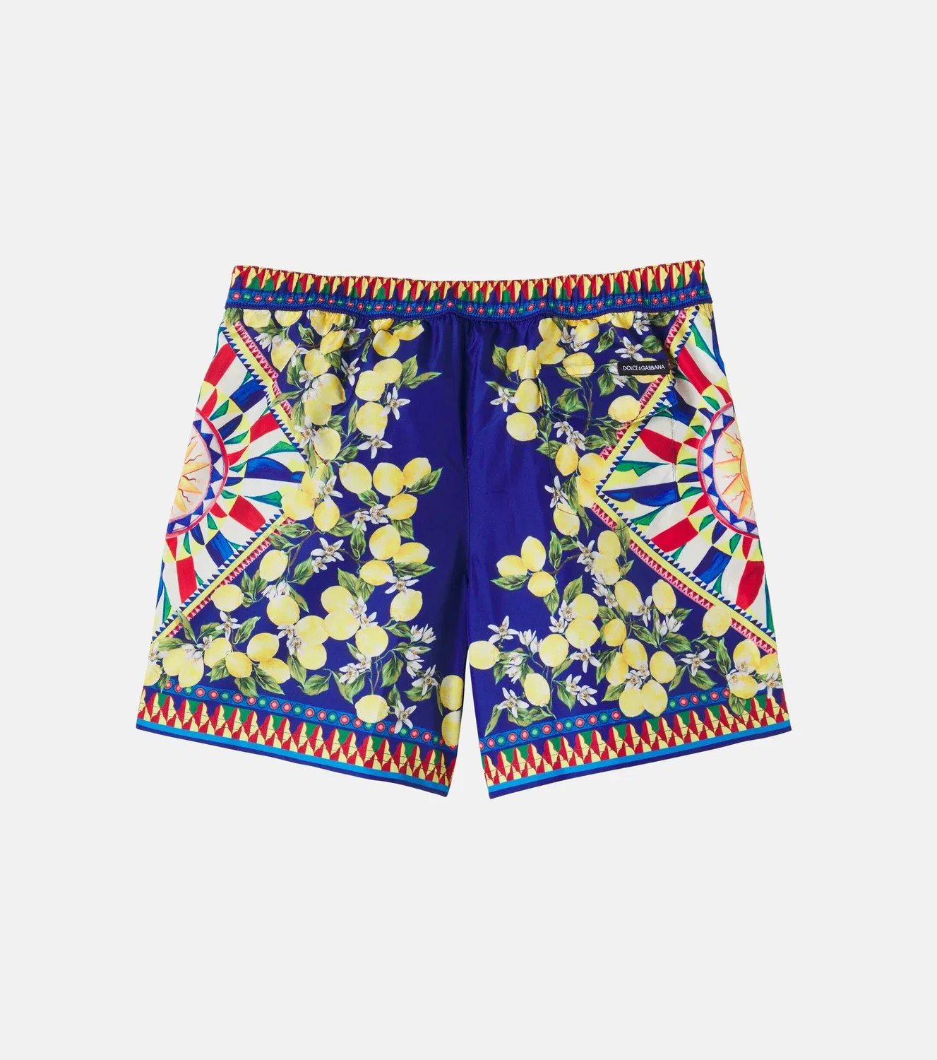 Плавки с принтом, с боковыми карманами, Dolce&Gabbana Kids, белый — фото 2