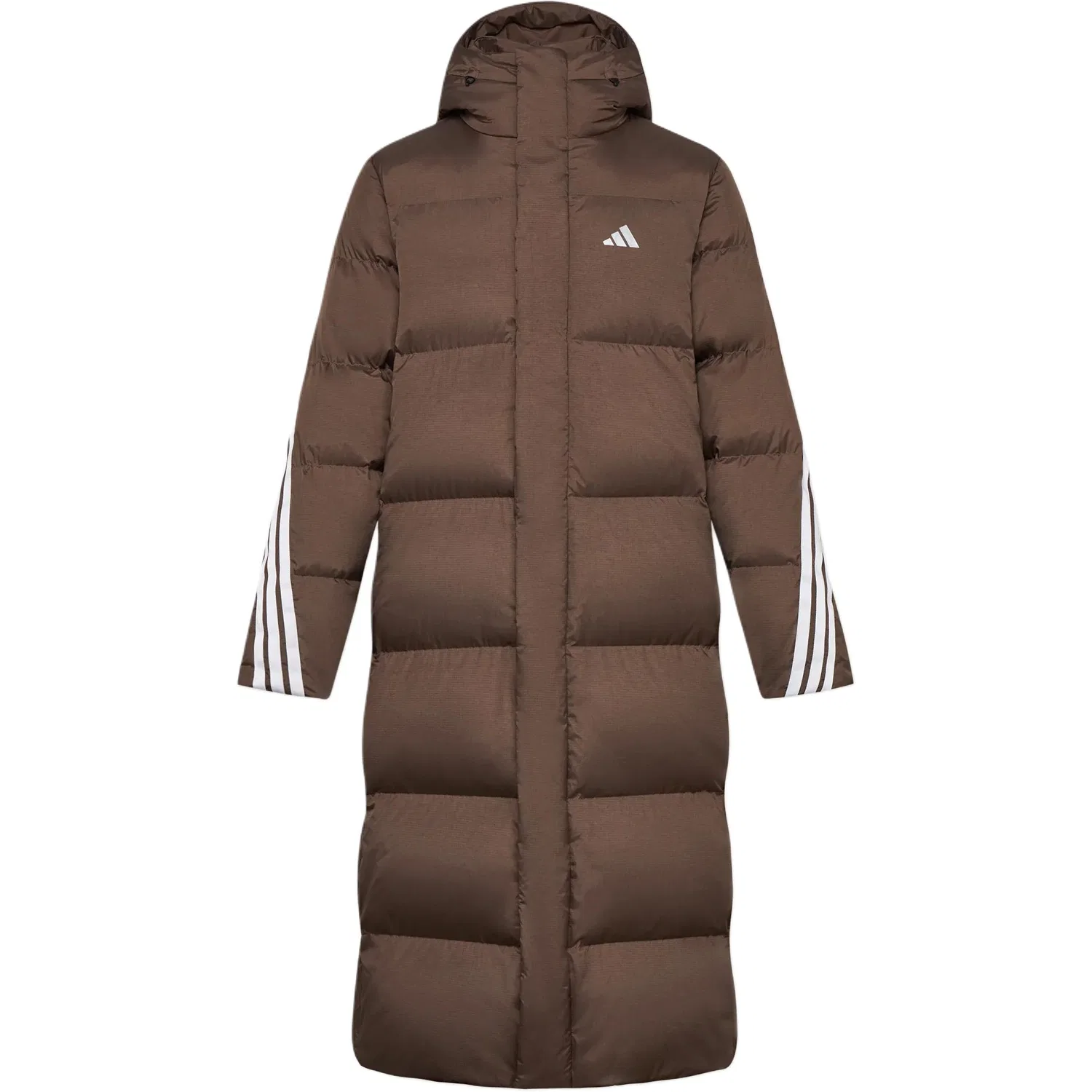 Унисекс пуховик с капюшоном Stratum Dark Earthy Brown Adidas, Stratum Dark Earthy Brown