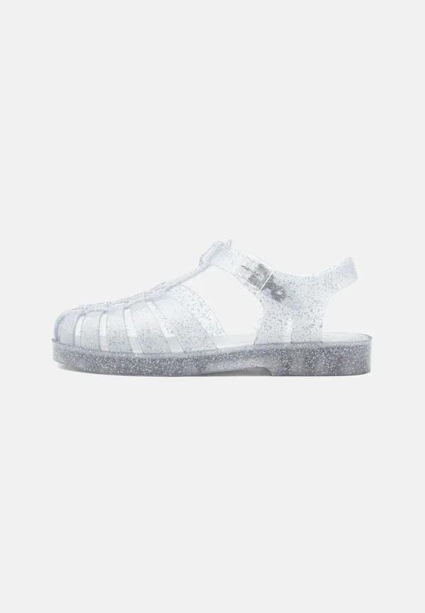 Сандалии матовые Mini Melissa, серебристый