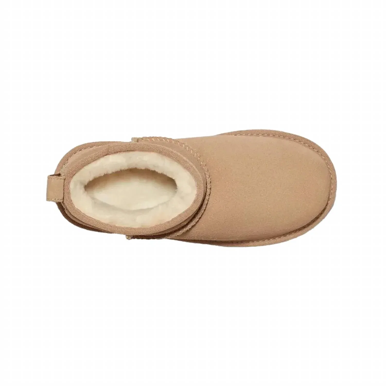 Детские классические ботинки на платформе Ultra Mini с замшевым верхом UGG, Sand — фото 4