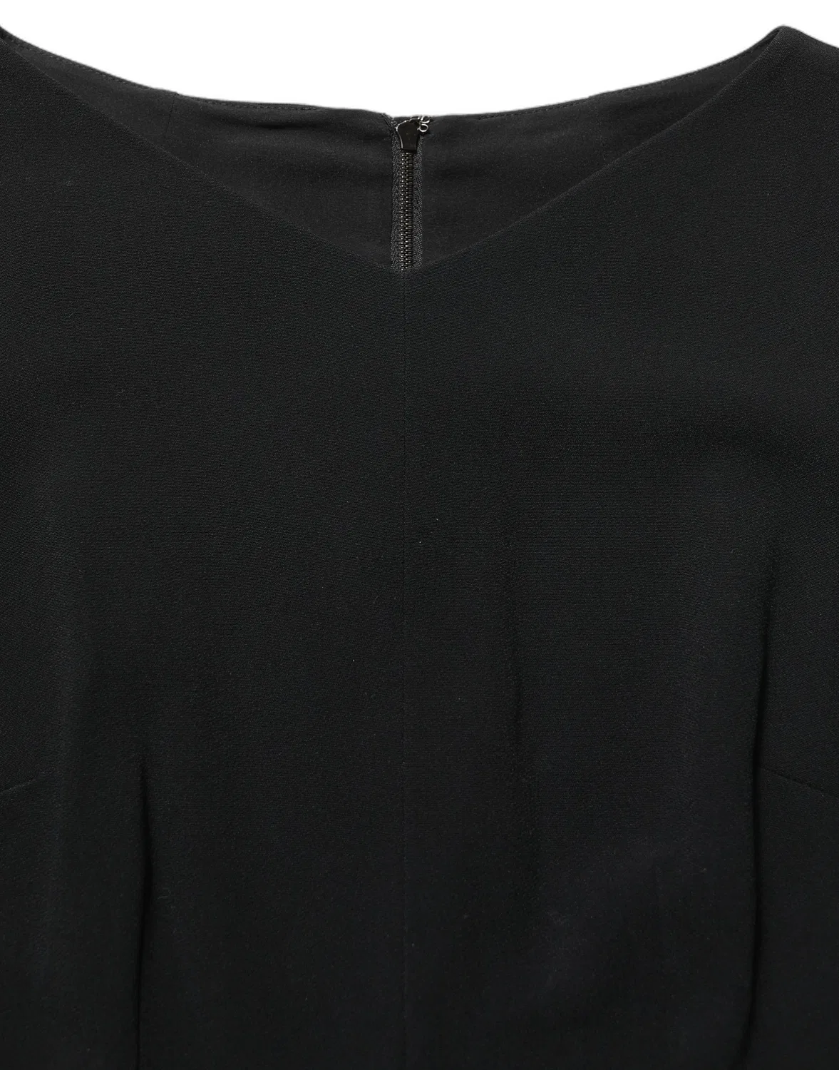 Женское платье-трапеция миди с коротким рукавом Dolce & Gabbana, Black