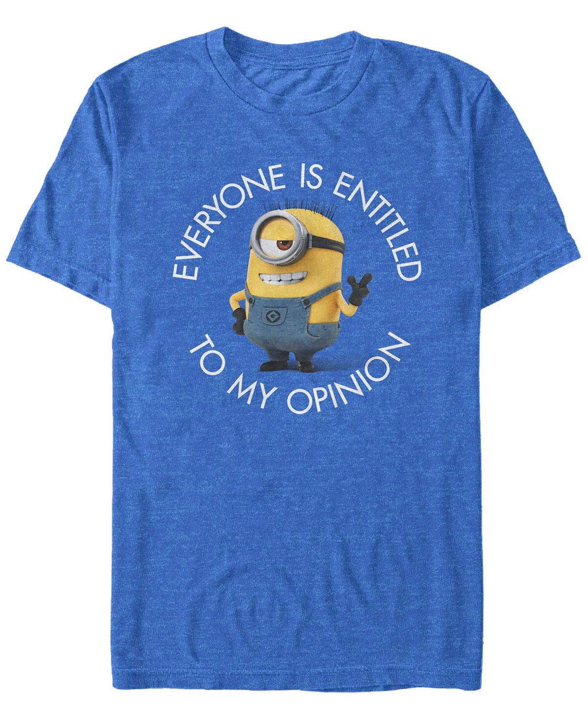 

Мужская футболка с коротким рукавом minions illumination "гадкий я, имеющий право на мое мнение" Fifth Sun, мульти, Синий, Мужская футболка с коротким рукавом minions illumination "гадкий я, имеющий право на мое мнение" Fifth Sun, мульти