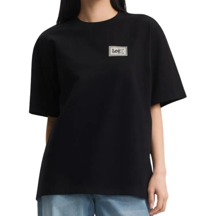 Детская футболка с круглым вырезом Lee, Black