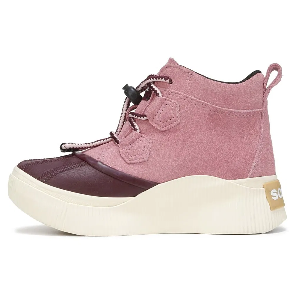 Детские водонепроницаемые зимние ботинки Out-n-Acto IV Sorel, Mauve/White — фото 3