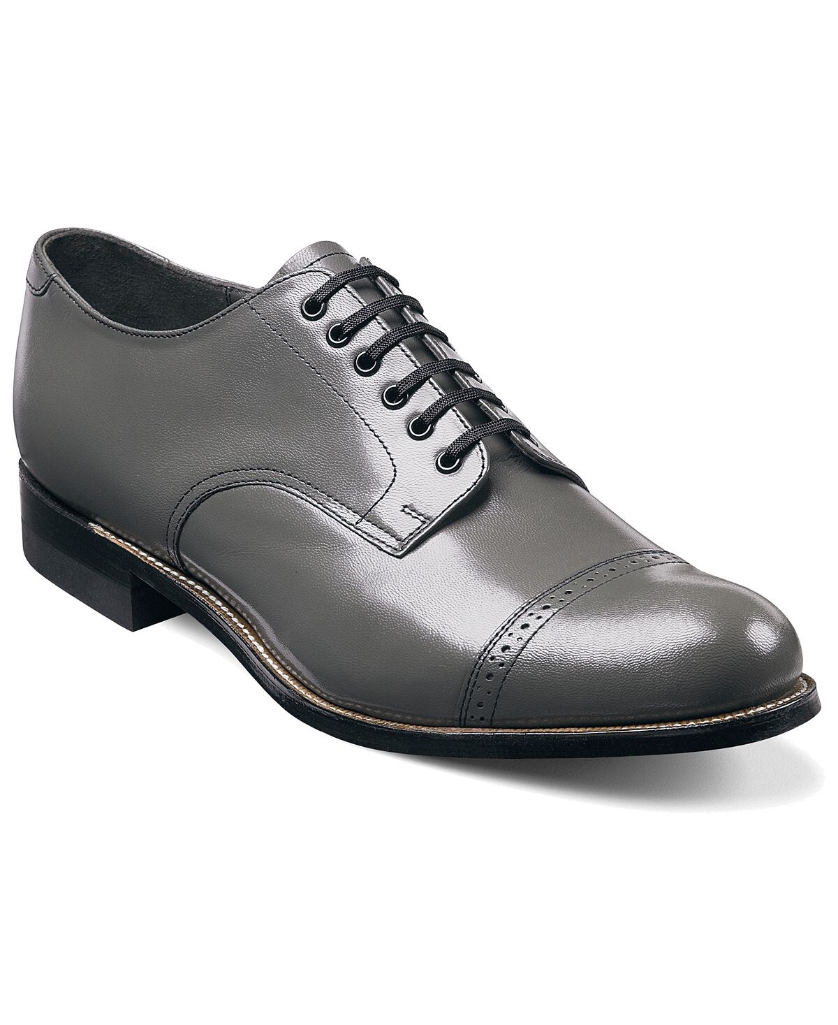 Мужские кроссовки madison cap toe oxford Stacy Adams, серый — фото 2