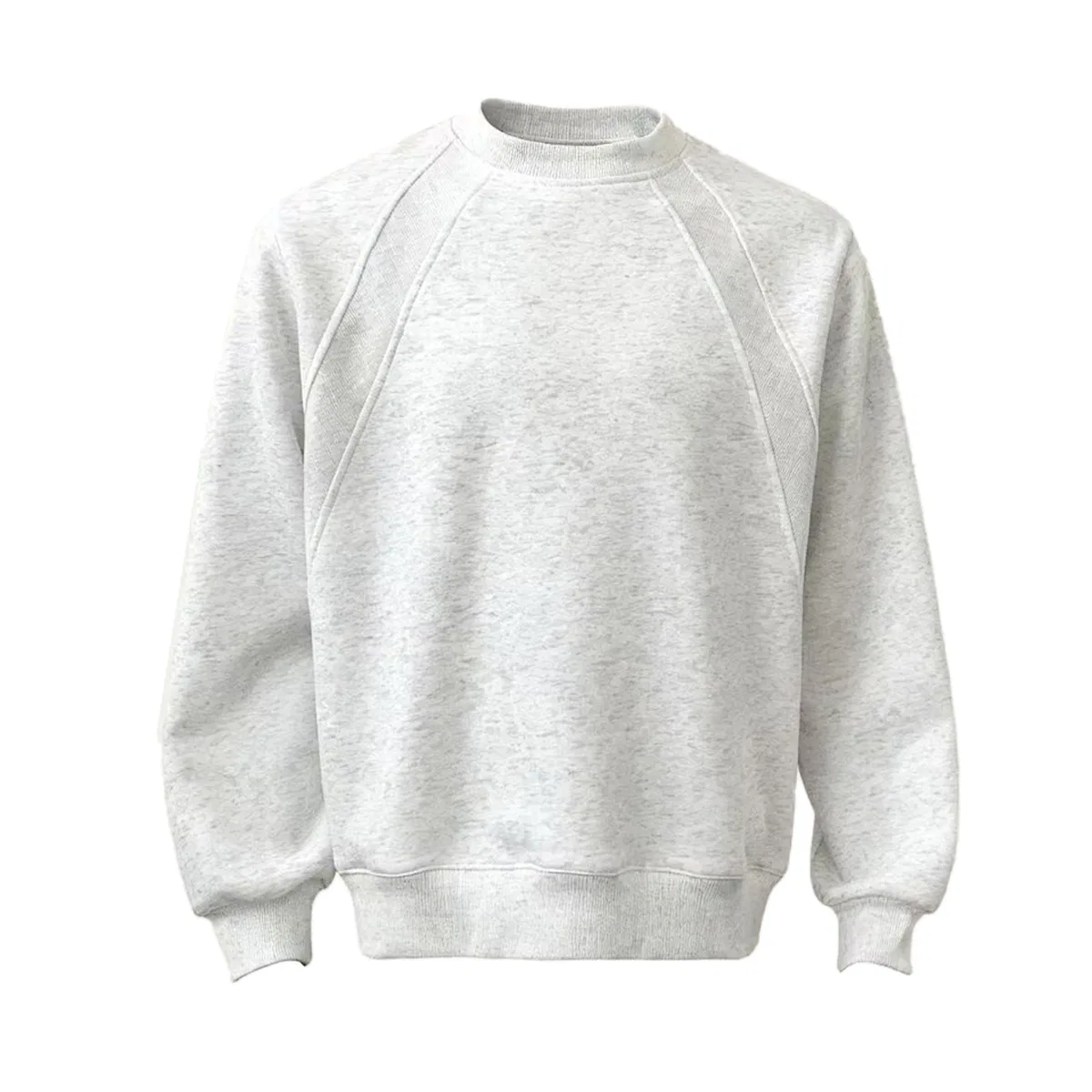 Детское худи с длинным рукавом White Heather Gray (Without Print Regular Edition) MUSCLETECH