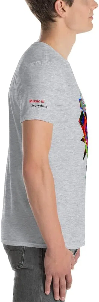 Мужская футболка с графическим дизайном 64000 Unisex Softstyle, Sport Grey — фото 2