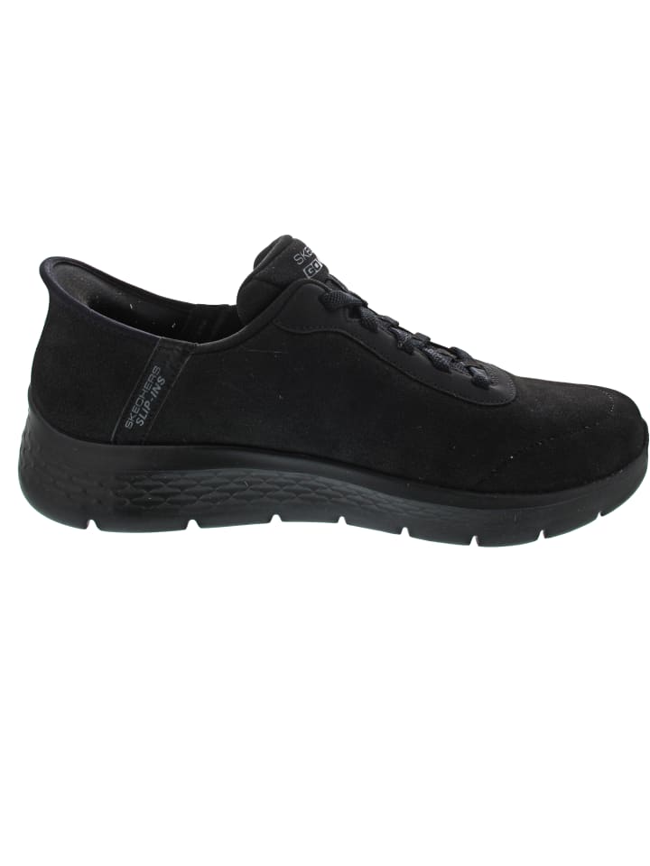 Skechers SlipIns: Кроссовки Go Walk Flex-Smo, черные — фото 3