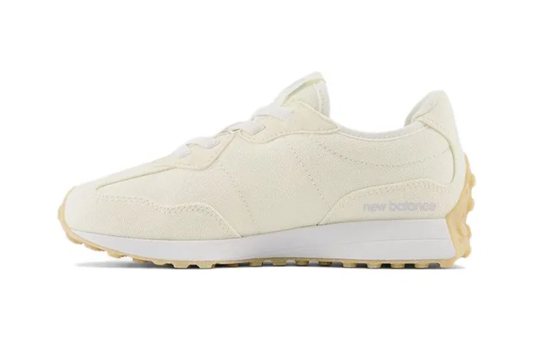 Детские кроссовки для мальчиков с широкой колодкой New Balance NB 327, Ecru