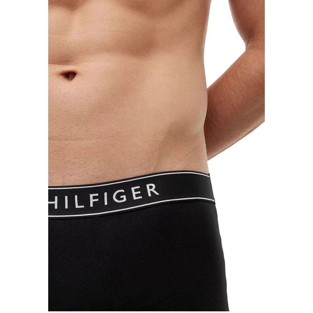 Мужские хлопковые трусы-боксеры комплект из 5 пар Tommy Hilfiger, Black — фото 4
