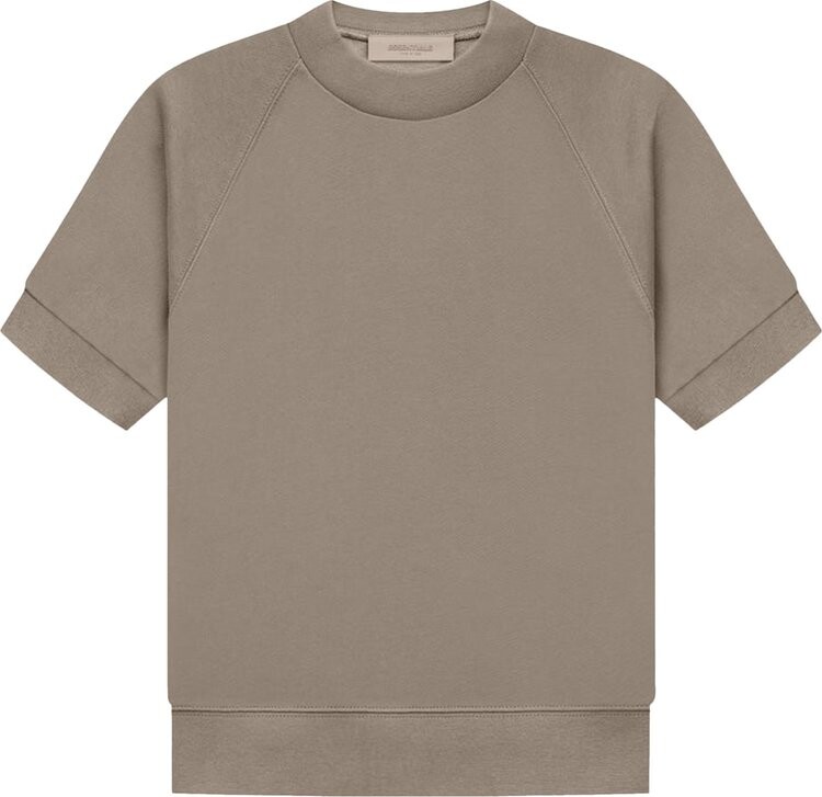 Футболка Fear of God Essentials Short-Sleeve Sweatshirt 'Desert Taupe', серый — фото 2