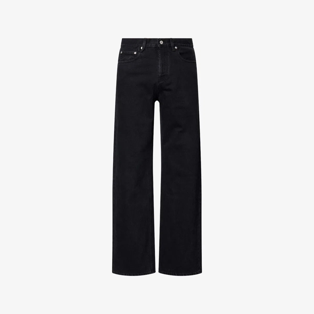 Джинсы прямого кроя Le de-nimes Jacquemus, черный