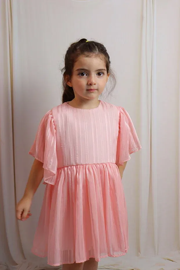 Детское платье для девочек хлопковое Gül Baby, Pink — фото 2