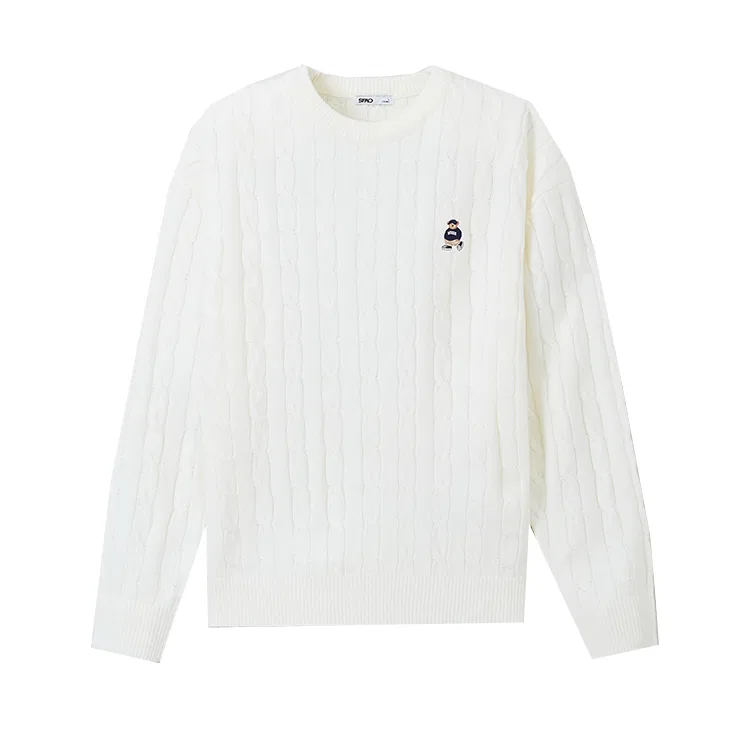 Детский свитер с принтом SPAO, Light Gray — фото 4
