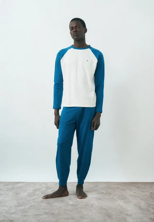 Комплект пижамы из хлопка Everyday essentials set - pyjamas Tommy Hilfiger, jewel blue, синий — фото 2