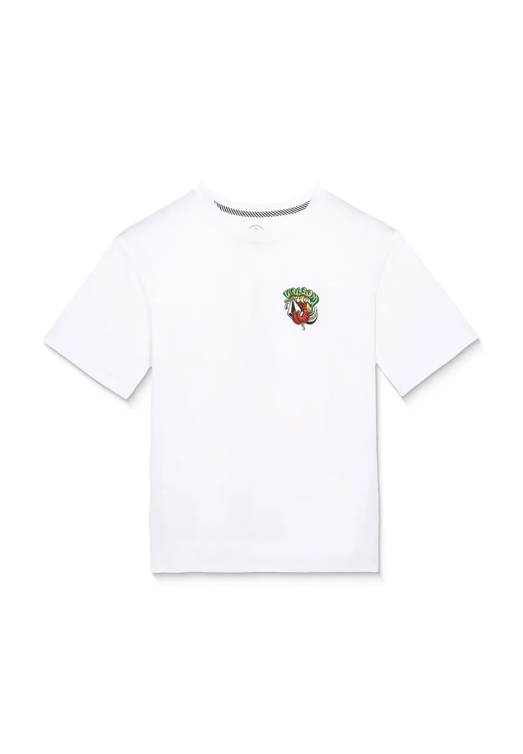 Футболка с принтом змеи Volcom, White — фото 3