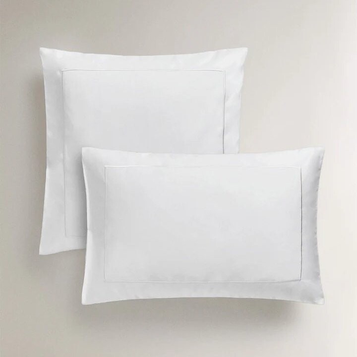 

Наволочка Zara Home Sateen With Trim 400 Thread Count
