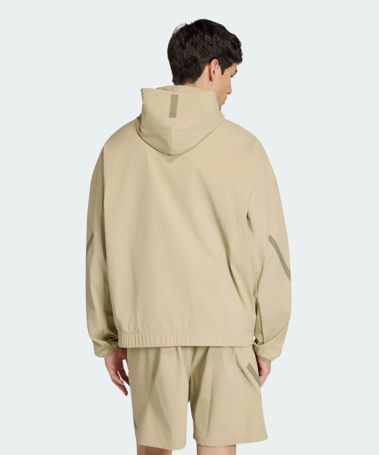Мужской лонгслив с принтом Z.N.E. Woven Track Top Adidas, Brown — фото 2