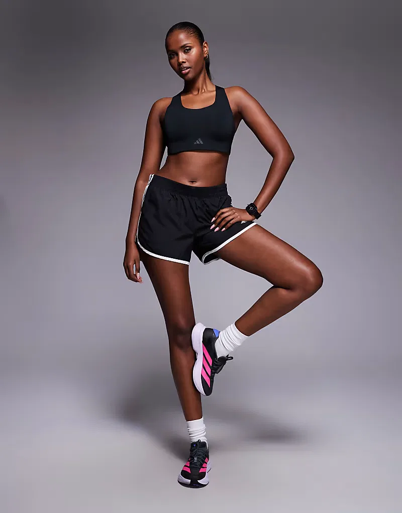 Спортивный бюстгальтер Adidas Training Power Essentials, черный — фото 3