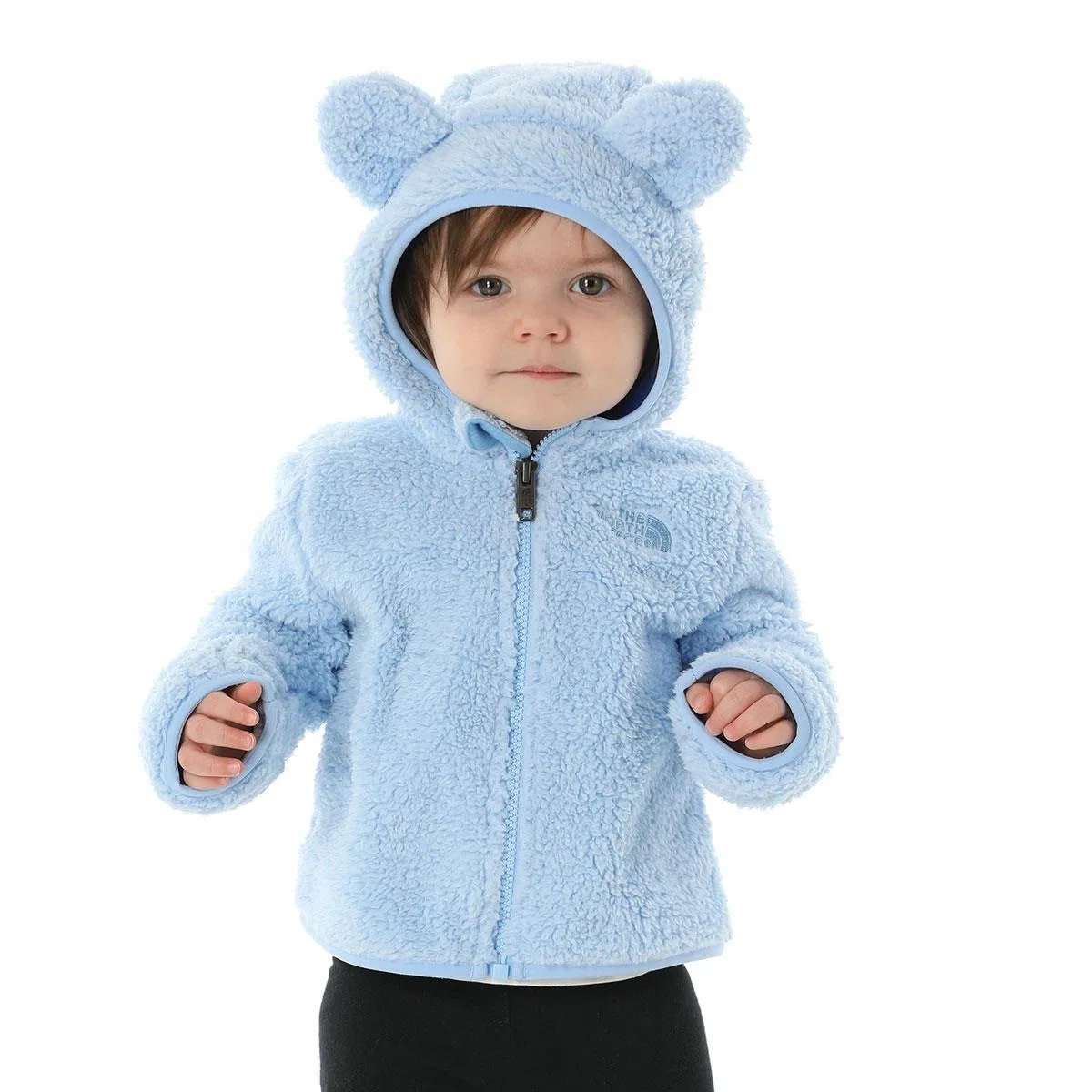 Детский флисовый худи с капюшоном и ушками The North Face, Cornflower
