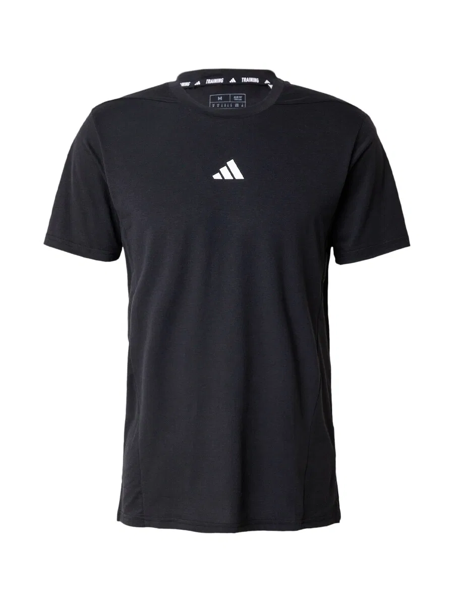 Спортивная футболка ADIDAS PERFORMANCE Regular Performance Shirt 'Designed for Training' черного цвета