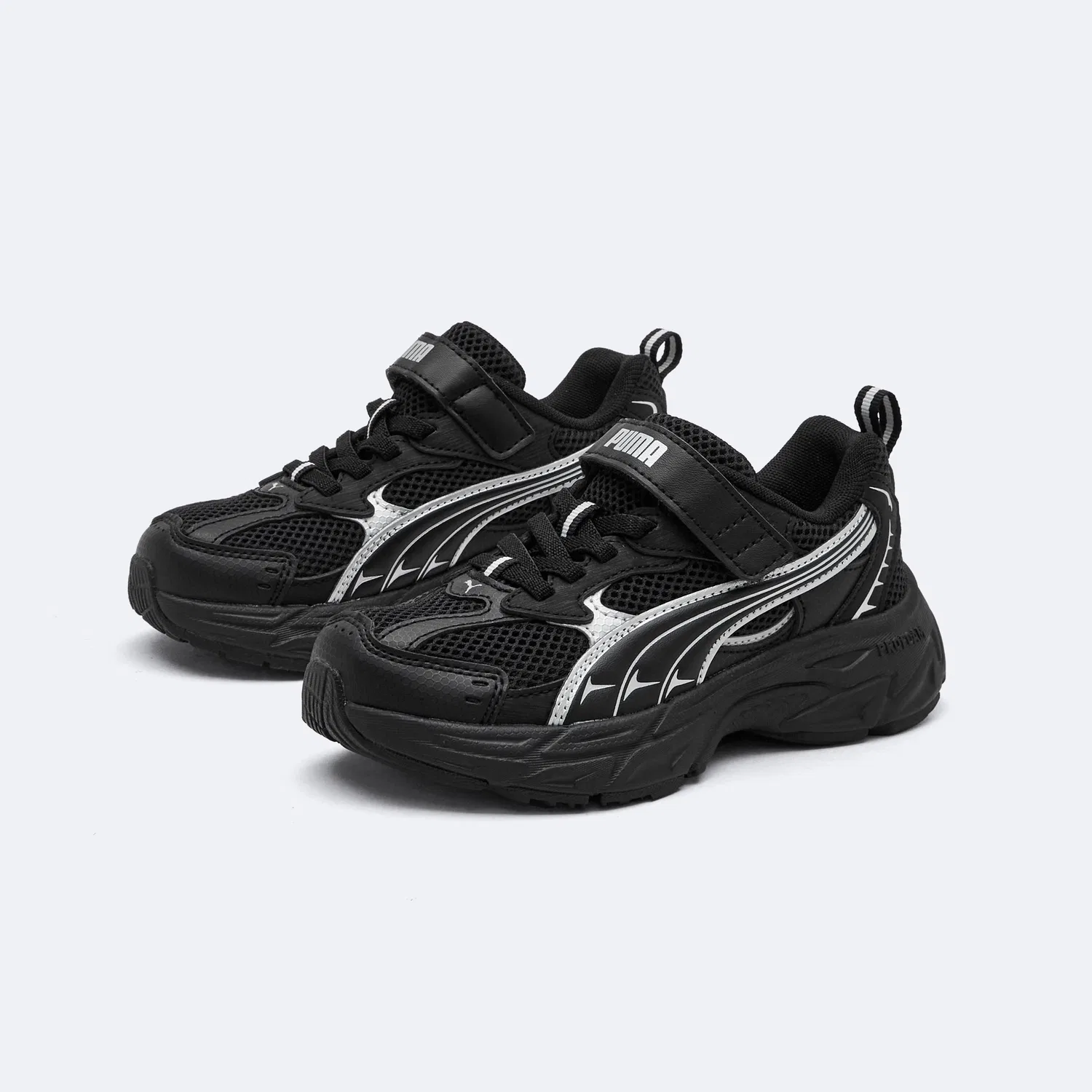 Детские кеды PUMA, Black — фото 4