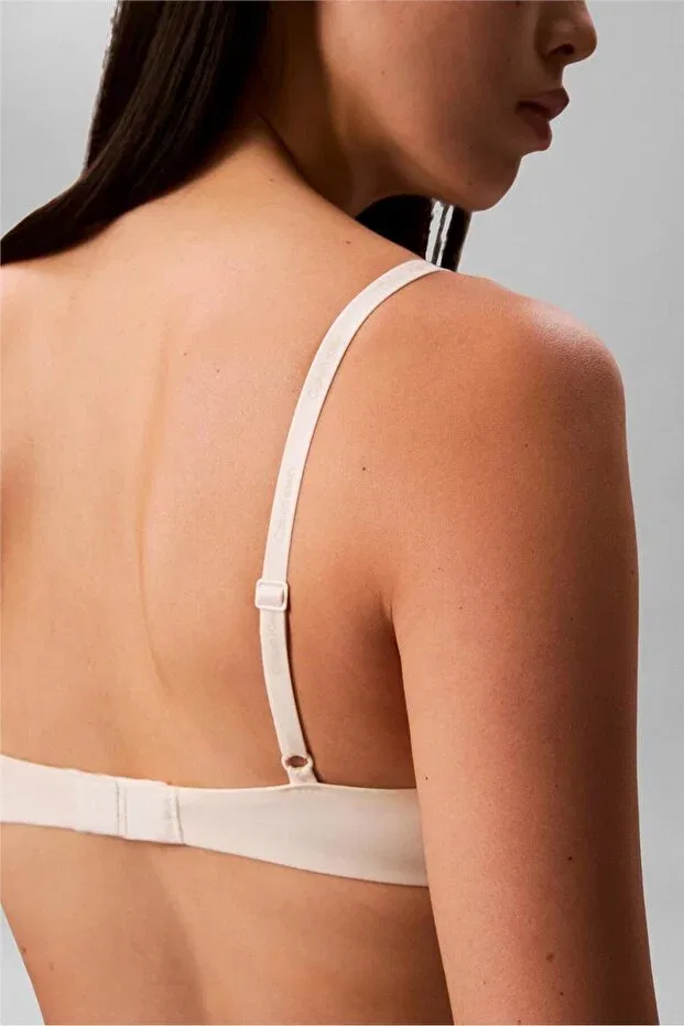 Женский бюстгальтер на тонких бретелях Calvin Klein, White — фото 4