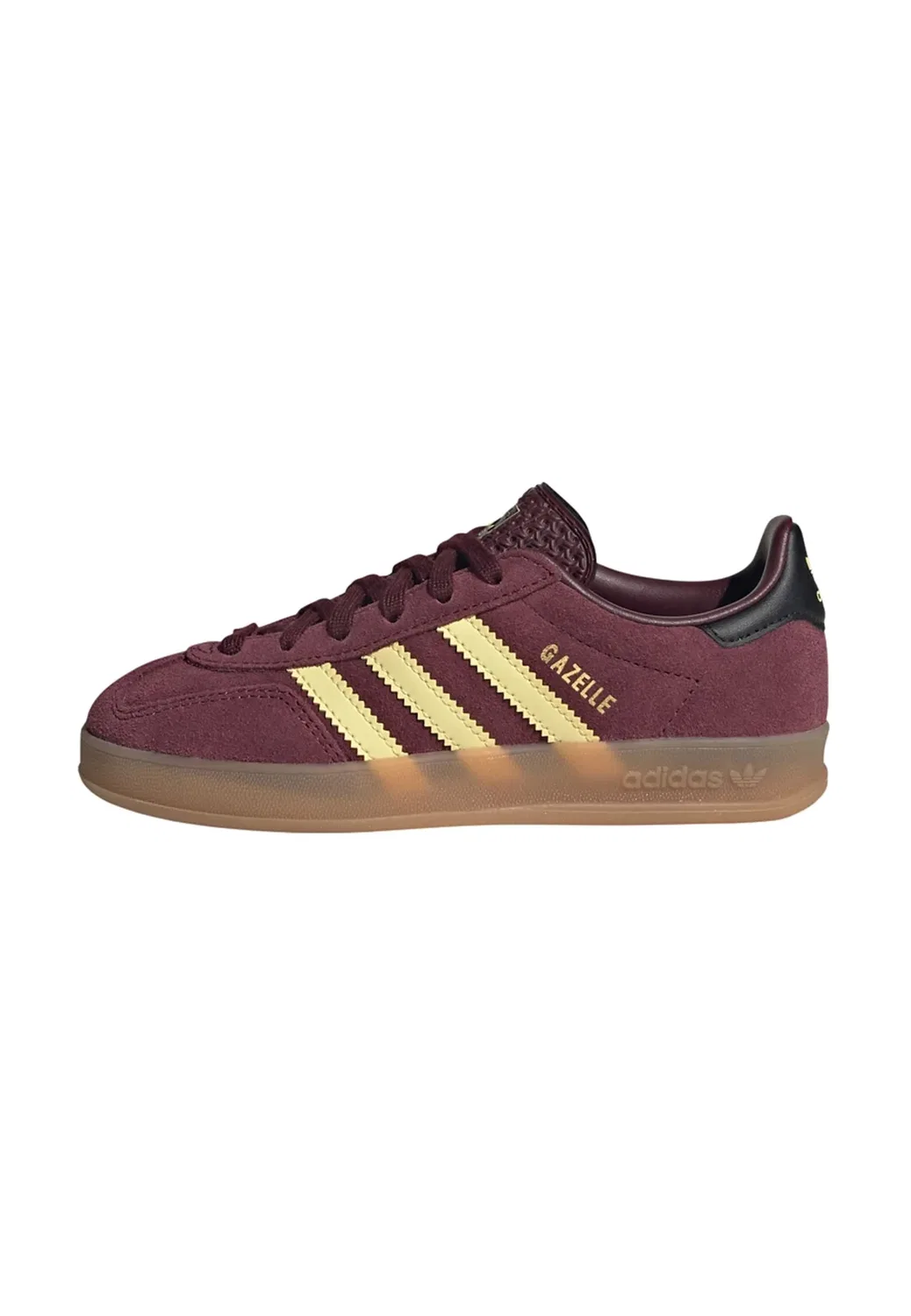 Кроссовки Gazelle для дома, унисекс Adidas Originals, Maroon Almost Yellow Gold Metallic