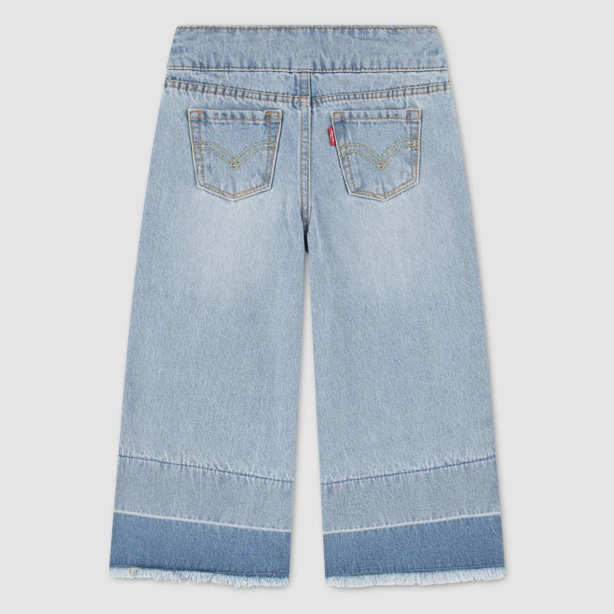Свободные джинсы с высокой посадкой для девочек 2-4 лет Levi's, Hang Up - Light Wash — фото 2